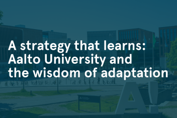 A strategy that learns aalto university and the wisdom of adaptation