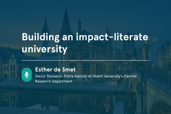 Building an impact literate university header