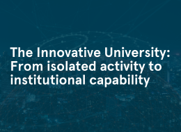 The innovative university from isolated activity to institutional capability