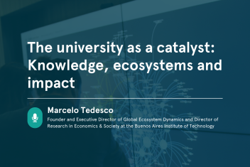 The university as a catalyst knowledge, ecosystems and impact header